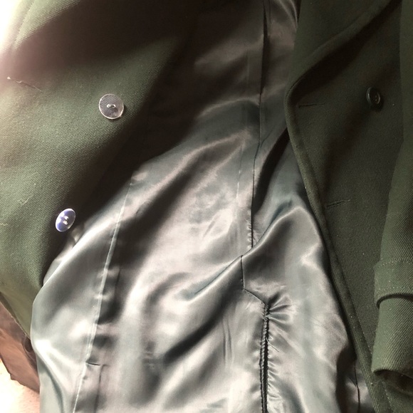 Beautiful Royal Green Peacoat - Picture 3 of 4